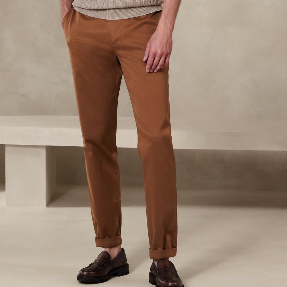 Banana Republic Athletic Rapid Movement Chino 34Wx34L NWT